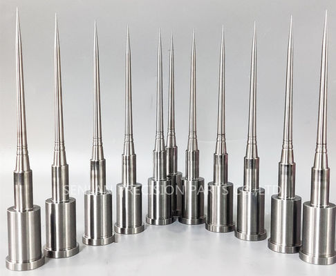 Stavax Steel Core Pins. Componenti EDM di precisione per aghi medici.