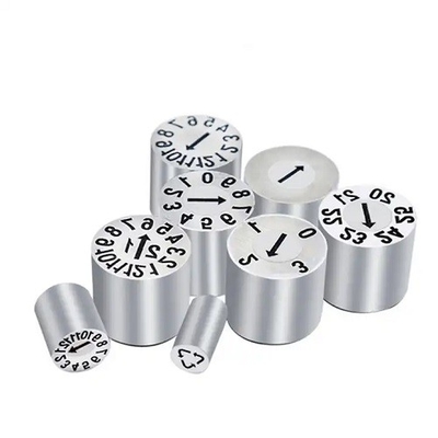 OPITZ Standard Injection Mold Part Date Stamp Code Stamp Calore Inserti di data intercambiabili